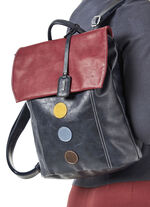 Rieker, Rucksack, Damen, mit bunten Applikationen MARINE-BORDEAUX